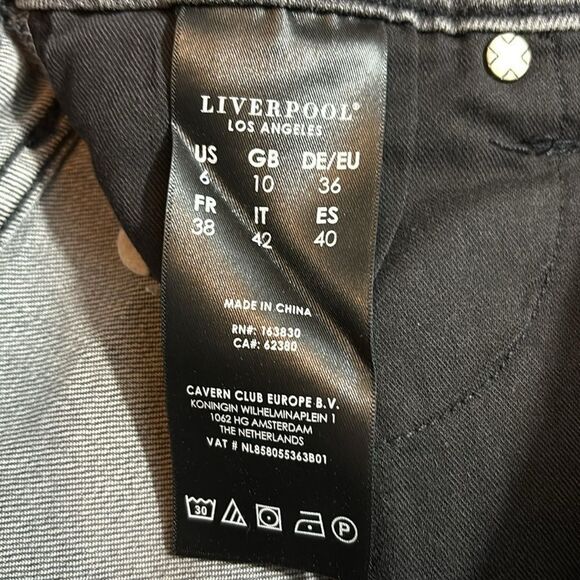 NEW LIVERPOOL denim jeans 6/28 6 / 28 the girlfriend - Picture 6 of 8